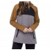 686 Womens Hemlock Fleece Hoody Rhino Grey Colourblock